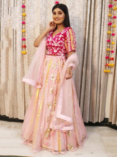 Embroidered Georgette Designer Saree - Image 5